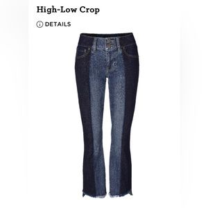 Cabi 6281 High Low Crop Jeans